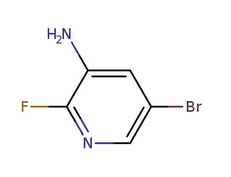 Molecular Structure of 884495-22-1 (3-Amino-5-bromo-2-fluoropyridine)