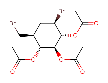 DL-(1,3/2,4,6)-1,2,3-tri-O-acetyl-4-bromo-6-bromomethyl-1,2,3-cyclohexanetriol