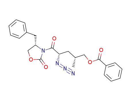 Benzoic acid (2R,4S)-4-azido-5-((S)-4-benzyl-2-oxo-oxazolidin-3-yl)-2-methyl-5-oxo-pentyl ester