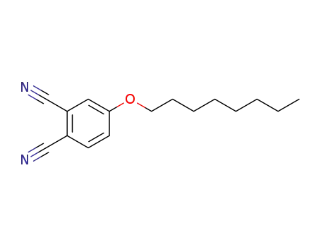 Molecular Structure of 106144-21-2 (1,2-Benzenedicarbonitrile, 4-(octyloxy)-)