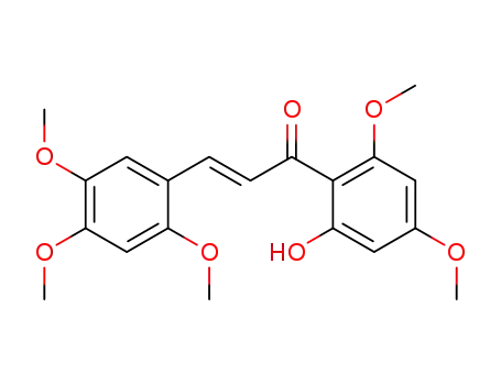Molecular Structure of 73694-15-2 (2'-HYDROXY-2,4,4',5,6'-PENTAMETHOXYCHALCONE)