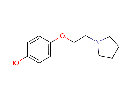 PHENOL , 4-[2-(1-PYROLIDINYL)ETHOXY]-(9CI)