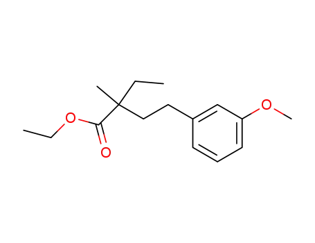 ethyl 2-ethyl-4-(m-methoxyphenyl)-2-methylbutyrate