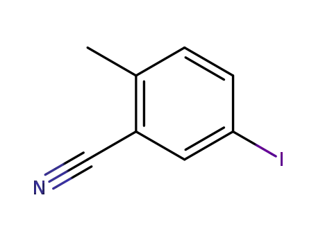 Molecular Structure of 52107-68-3 (5-iodo-2-methylbenzenecarbonitrile)