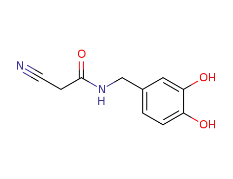 Acetamide, 2-cyano-N-[(3,4-dihydroxyphenyl)methyl]- (9CI)