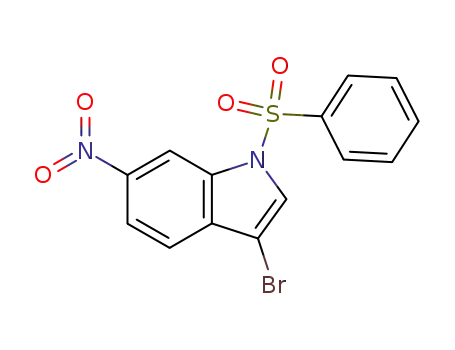 3-bromo-6-nitro-1-(phenylsulfonyl)-1H-indole