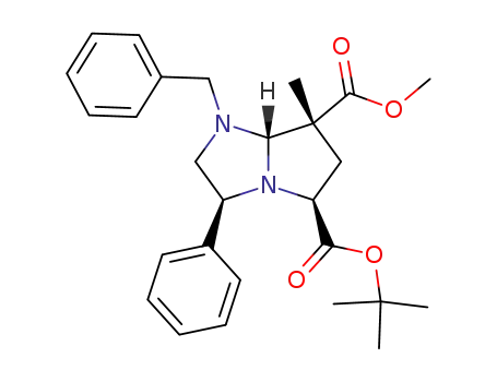 (3S,5S,7R,7aS)-1-benzyl-5-tert-butoxycarbonyl-7-methoxycarbonyl-7-methyl-3-phenylhexahydropyrrolo[1,2-a]imidazole