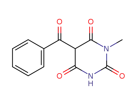 2,4,6(1H,3H,5H)-Pyrimidinetrione, 5-benzoyl-1-methyl-