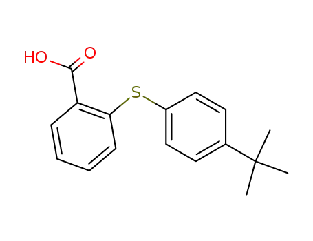 Benzoic acid, 2-[[4-(1,1-dimethylethyl)phenyl]thio]-