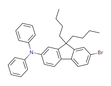2-bromo-9,9-di(n-butyl)-N,N-diphenylamino-9H-fluorene
