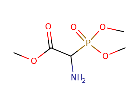Acetic acid, amino(dimethoxyphosphinyl)-, methyl ester