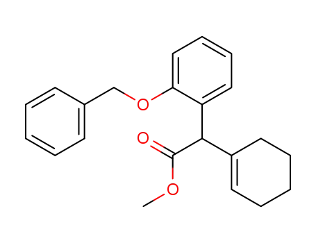 α-(1-cyclohexenyl)-2-(benzyloxy)benzeneacetic acid methyl ester