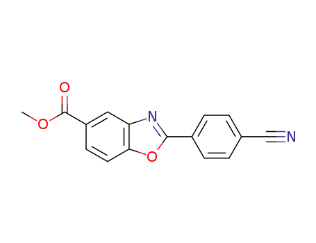 2-(4-Cyano-phenyl)-benzooxazole-5-carboxylic acid methyl ester