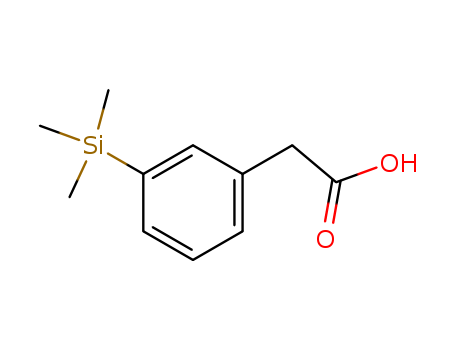 Benzeneacetic acid, 3-(trimethylsilyl)-