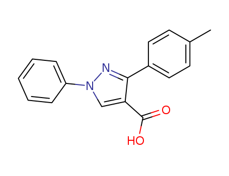 3-(4-methylphenyl)-1-phenyl-1H-pyrazole-4-carboxylic acid(SALTDATA: FREE)