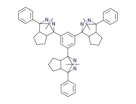 1,3,5-tris-1'-{(1'α,4'α,4a'α,7a'α)-4',4a',5',6',7',7a'-hexahydro-8',8'-dimethyl-4'-phenyl-1',4'-methano-1H-cyclopenta[d]pyrazidine}benzene