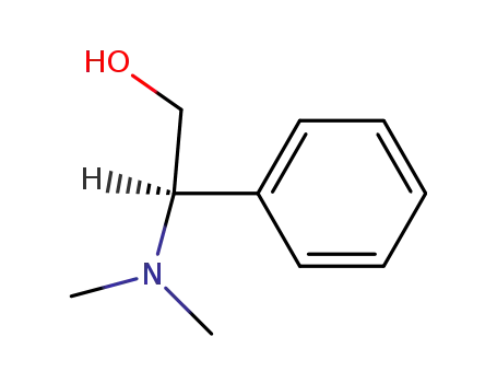 Molecular Structure of 2202-65-5 (Benzeneethanol, b-(dimethylamino)-, (R)-)