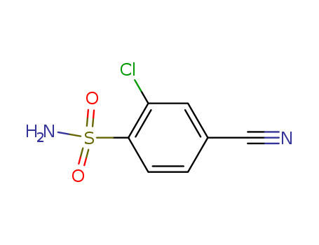 2-chloro-4-cyanobenzenesulfonamide