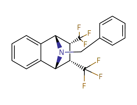 9-benzyl-2,3-bis-trifluoromethyl-1,2,3,4-tetrahydro-1,4-epiazano-naphthalene