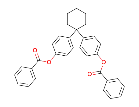 Molecular Structure of 118621-49-1 (1,1-bis-(4-benzoyloxy-phenyl)-cyclohexane)