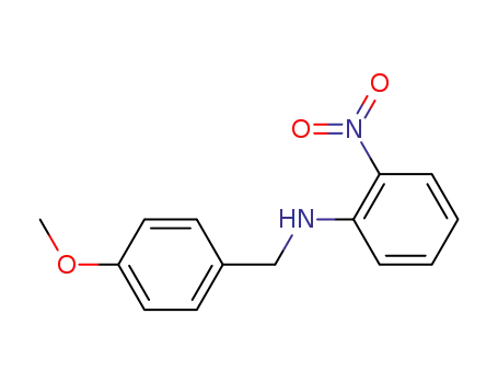 Molecular Structure of 6113-65-1 (N-(4-METHOXYBENZYL)-2-NITROANILINE)