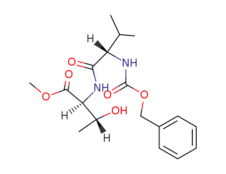 Molecular Structure of 7352-28-5 (L-Threonine, N-[(phenylmethoxy)carbonyl]-L-valyl-, methyl ester)