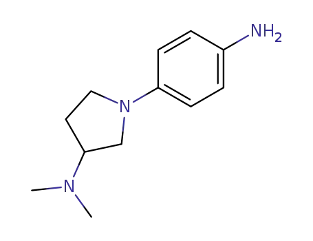 1-(4-AMINOPHENYL)-N,N-DIMETHYL-3-PYRROLIDINAMINE