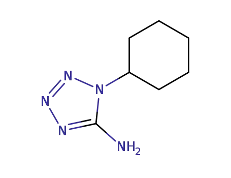 Molecular Structure of 66907-76-4 (1-cyclohexyl-1H-tetrazol-5-amine)