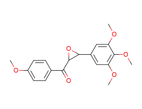 Molecular Structure of 851729-13-0 (Methanone, (4-methoxyphenyl)[3-(3,4,5-trimethoxyphenyl)oxiranyl]-)