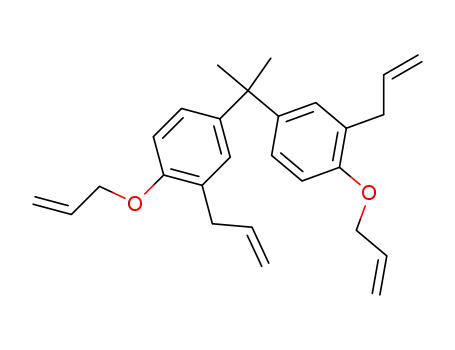 Molecular Structure of 26306-34-3 (4,4’-(dimethylmethylene)bis[2-(2-propenyl)phenyl]diallyl ether)