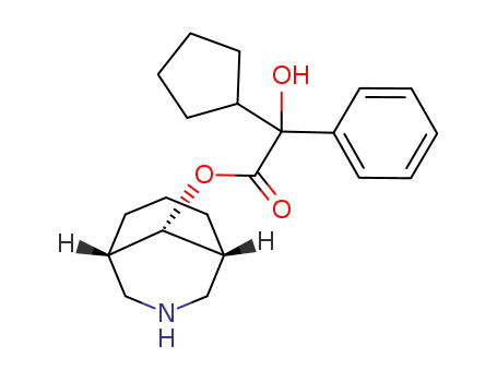 3-azabicyclo[3,3,1]nonan-9-yl 2'-cyclopentyl-2'-hydroxy-2'-phenylacetate