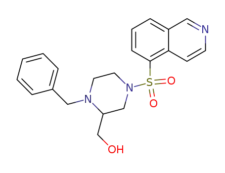 2-Piperazinemethanol, 4-(5-isoquinolinylsulfonyl)-1-(phenylmethyl)-