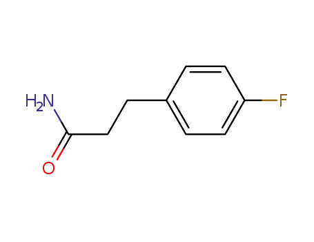 Molecular Structure of 25468-67-1 (BenzenepropanaMide, 4-fluoro-)