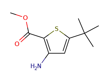 메틸 3-아미노-5-(tert-부틸)티오펜-2-카르복실레이트