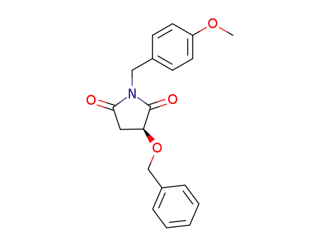 2,5-Pyrrolidinedione, 1-[(4-methoxyphenyl)methyl]-3-(phenylmethoxy)-,
(3S)-
