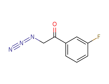 Molecular Structure of 848902-19-2 (2-AZIDO-1-(3-FLUORO-PHENYL)-ETHANONE)