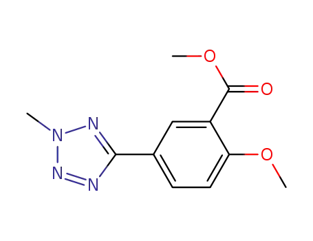 methyl 2-methoxy-5-(2-methyl-2H-tetrazol-5-yl)benzoate