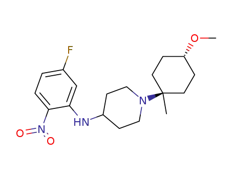 N-(5-fluoro-2-nitrophenyl)-1-[trans-1-methyl-4-(methyloxy)cyclohexyl]-4-piperidinamine
