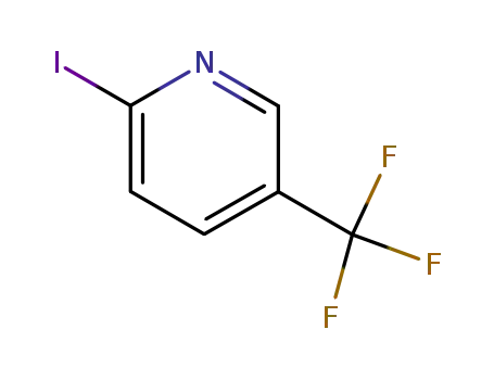 Molecular Structure of 100366-75-4 (2-Iodo-5-trifluoromethylpyridine)
