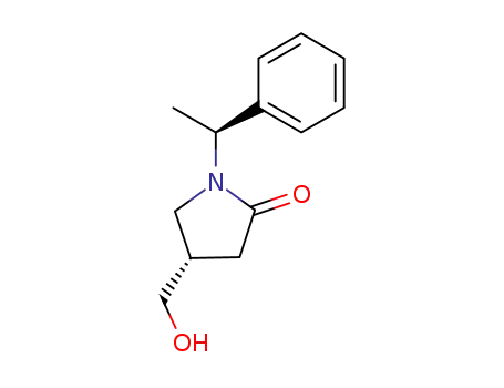 2-Pyrrolidinone, 4-(hydroxymethyl)-1-[(1S)-1-phenylethyl]-, (4S)-