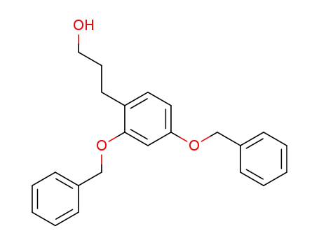 Molecular Structure of 491610-75-4 (3-(2',4'-di(benzyloxy)phenyl)propanol)