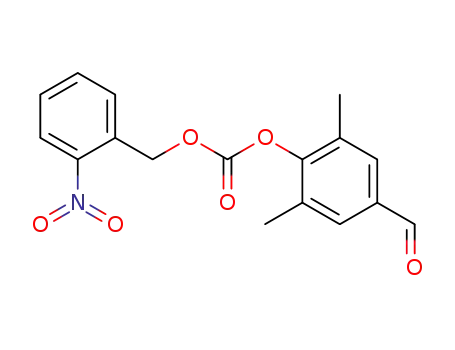 Carbonic acid, 4-formyl-2,6-dimethylphenyl (2-nitrophenyl)methyl ester