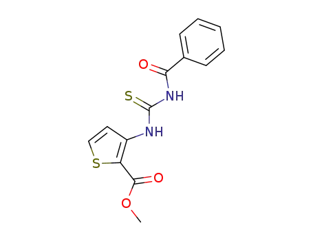 Methyl 3-{[(benzoylamino)carbothioyl]amino}-2-thiophenecarboxylate