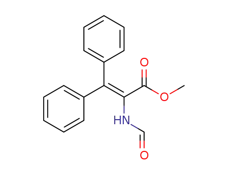 2-Formylamino-3,3-diphenyl-acrylic acid methyl ester