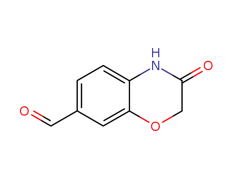 Molecular Structure of 200195-19-3 (3-OXO-3,4-DIHYDRO-2H-BENZO[B][1,4]OXAZINE-7-CARBALDEHYDE)