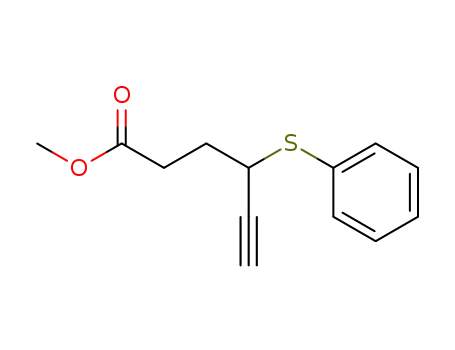 4-Phenylsulfanyl-hex-5-ynoic acid methyl ester