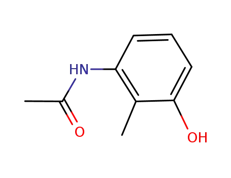 Molecular Structure of 76064-17-0 (N-(3-hydroxy-2-methylphenyl)acetamide)