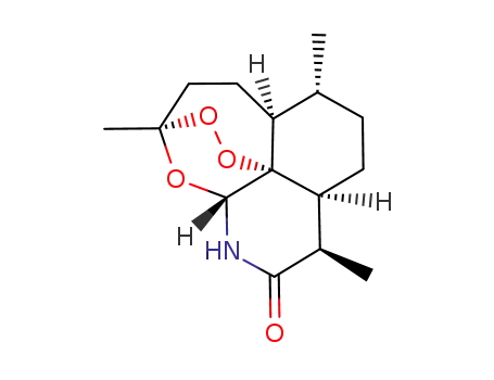 Molecular Structure of 162791-23-3 (11-Azaartemisinin)