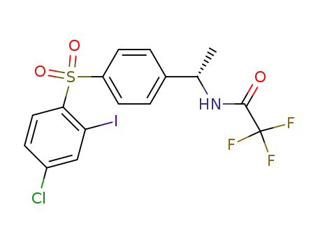 Acetamide,
N-[(1S)-1-[4-[(4-chloro-2-iodophenyl)sulfonyl]phenyl]ethyl]-2,2,2-trifluoro-