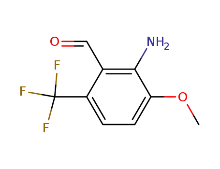 벤즈알데히드, 2- 아미노 -3- 메 톡시 -6- (트리 플루오로 메틸)-